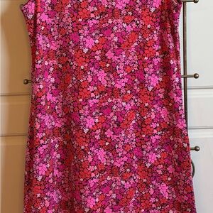 Michael Kors Pink and Black Floral Dress